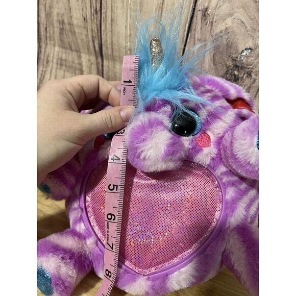 Rainbocorns Wild Heart Surprise 9” ELEPHANTCORN Stuffed Plush Striped Elephant - Picture 7 of 7